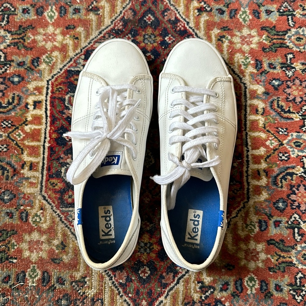 Keds Leather Kickstart Sneaker 7.5 Shoes